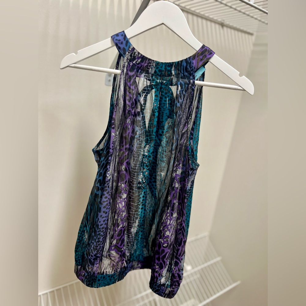 Marciano Sheer Silk Top - Size S
